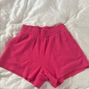 Gilly Hicks Vibrant Pink Athletic Shorts